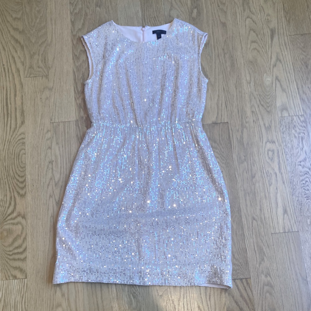 Blush pink sequin dress ✨